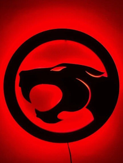 Lampada ThunderCats da parete — logo Occhio di Thundera
