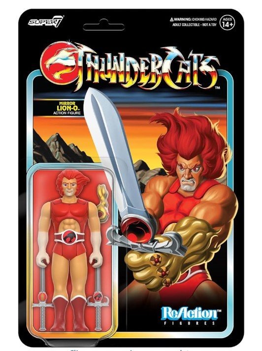Super7 ReAction Mirror Lion-O ThunderCats — 3,75"