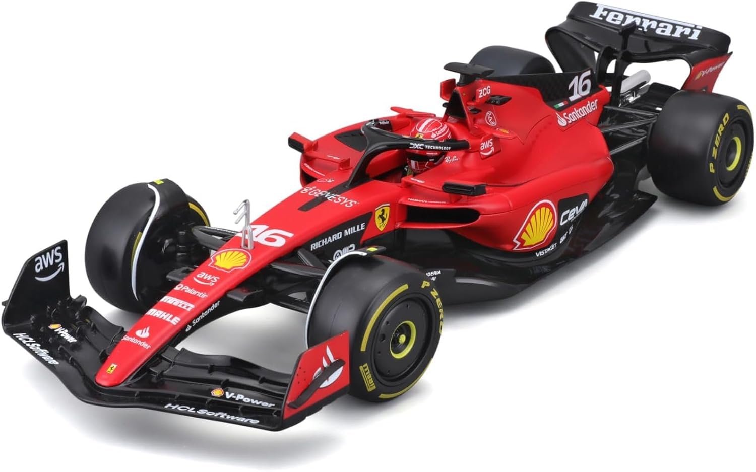 Bburago Ferrari SF-23 F1 scala 1/18 grande miniatura