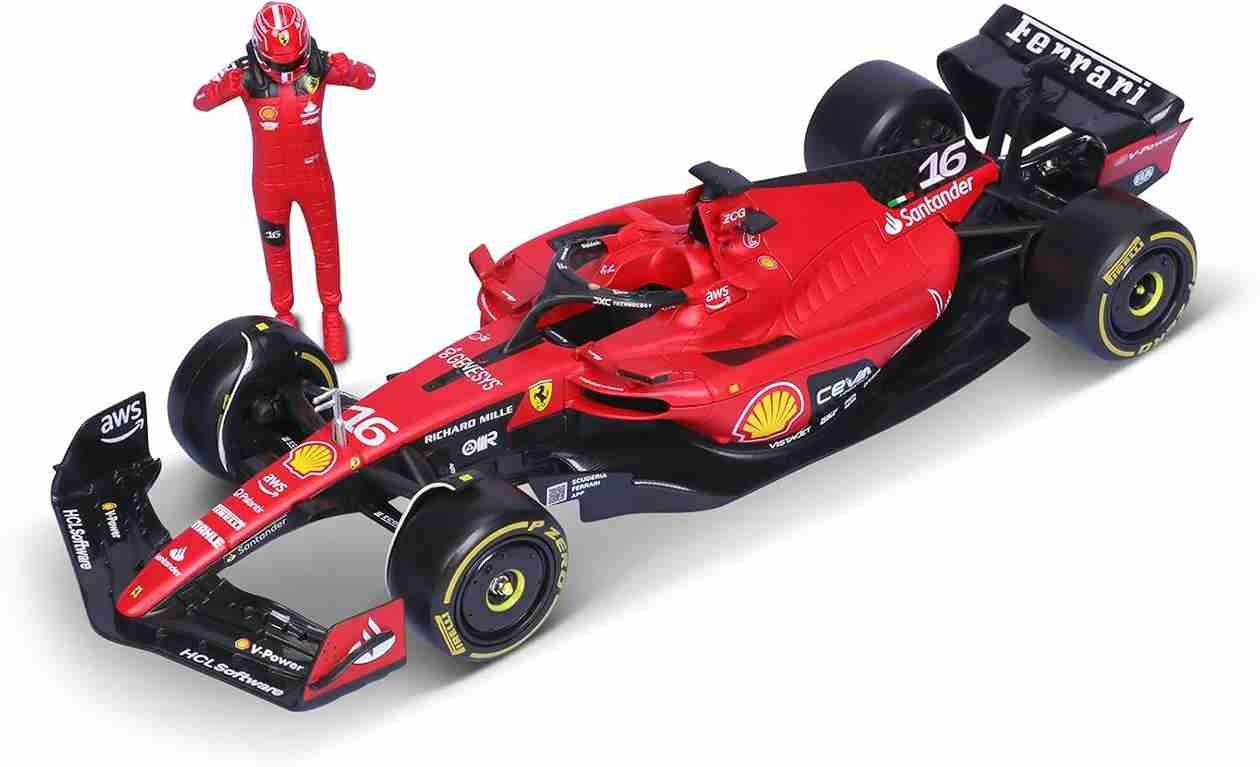 Miniatura Bburago Charles Leclerc Ferrari SF-23 F1