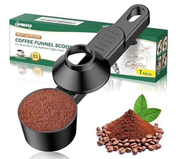 Cucchiaio e Imbuto Per Capsule Caffè Italia