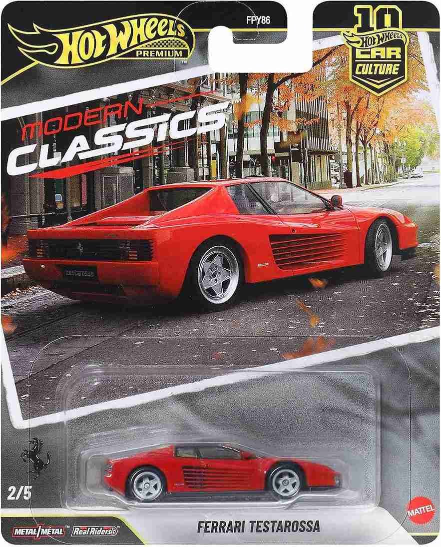 Hot Wheels Ferrari Testarossa modellino die-cast