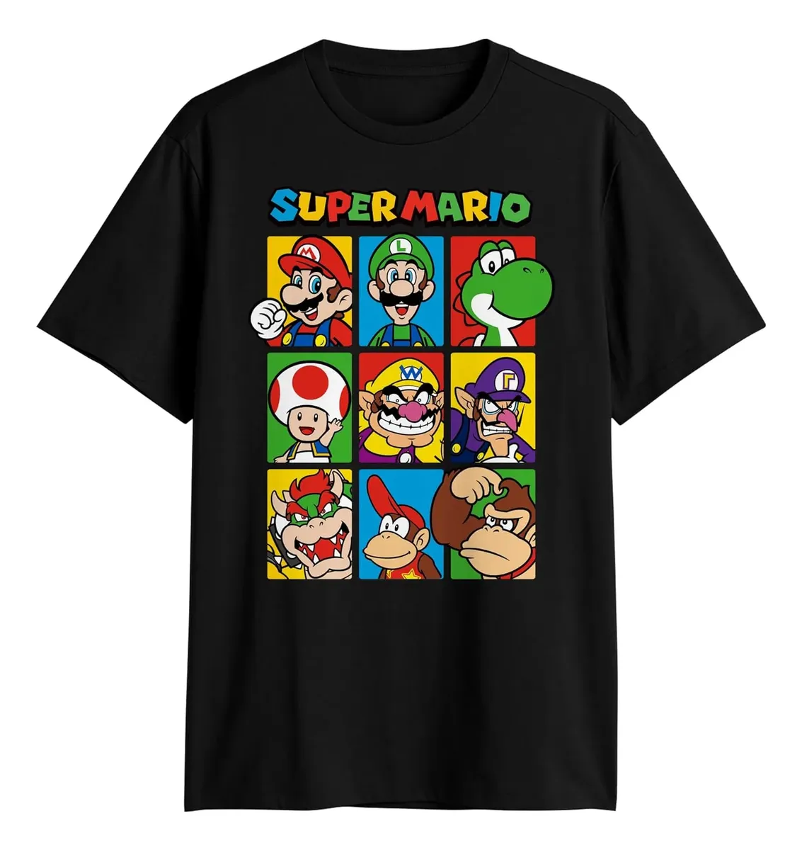 T-shirt Super Mario design classico uomo Italia