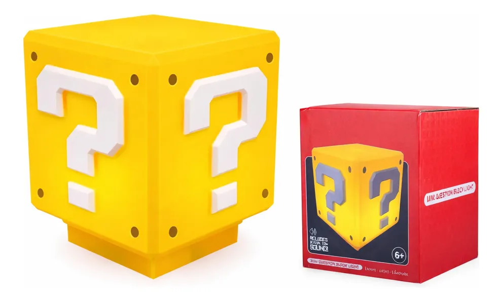 Lampada Blocco punto interrogativo Super Mario Italia
