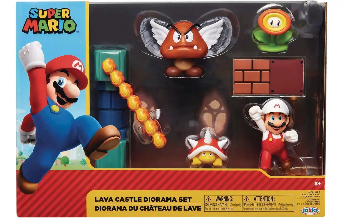 Playset Super Mario Lava Castle Jakks Italia