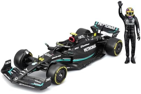 Bburago Mercedes AMG W14 Lewis Hamilton miniatura F1