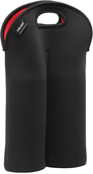 Borsa isotermica neoprene 2 bottiglie trasporto vino cene