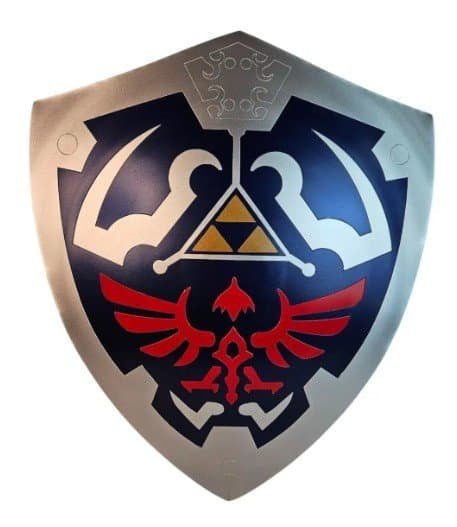Scudo Hyliano in Metallo Decorativo da Parete Zelda