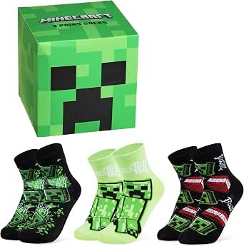 Calzini Minecraft — Pack con motivi del gioco