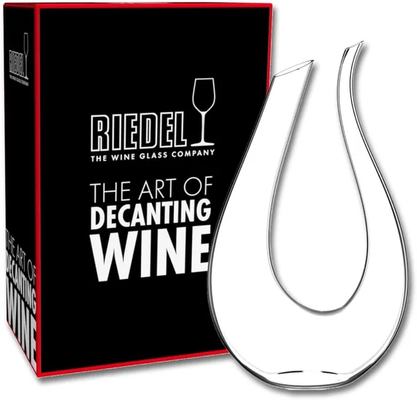 Caraffa Riedel Performance cristallo con manico aerazione