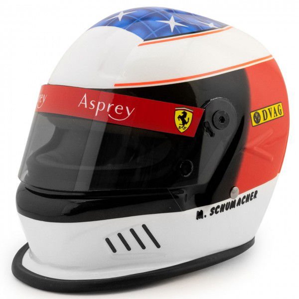 Casco miniatura Michael Schumacher Ferrari replica