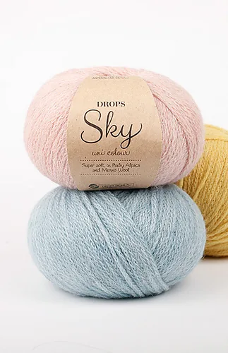 DROPS Sky merino alpaca gomitolo DK lana naturale