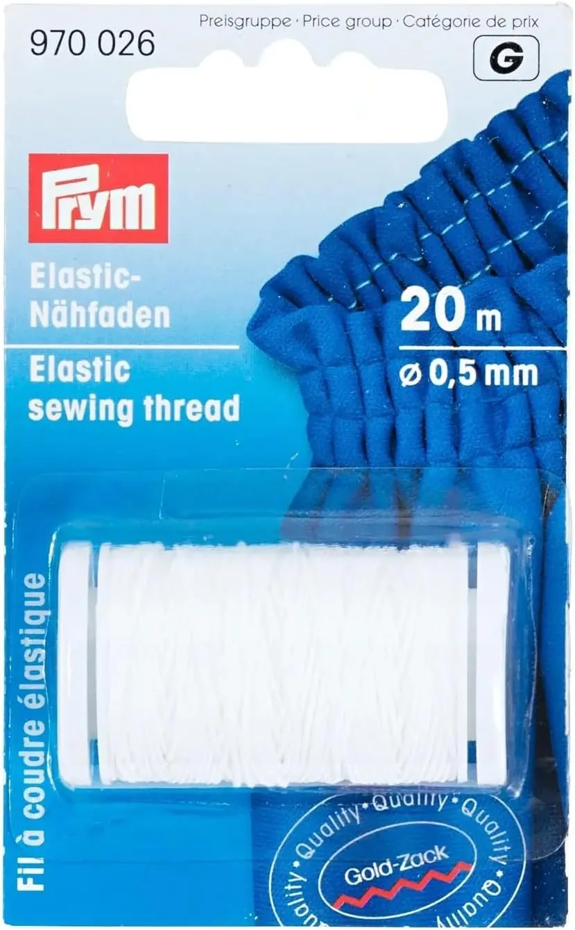 Filo elastico per cucito cintura e polsi