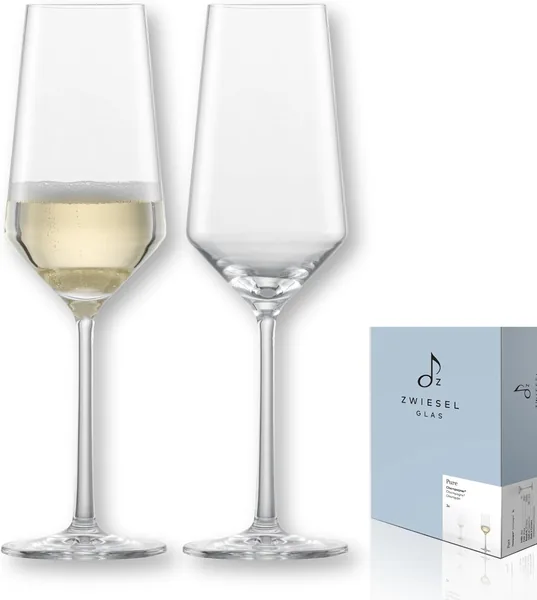 Flute Zwiesel Glas Pure cristallo champagne precisione