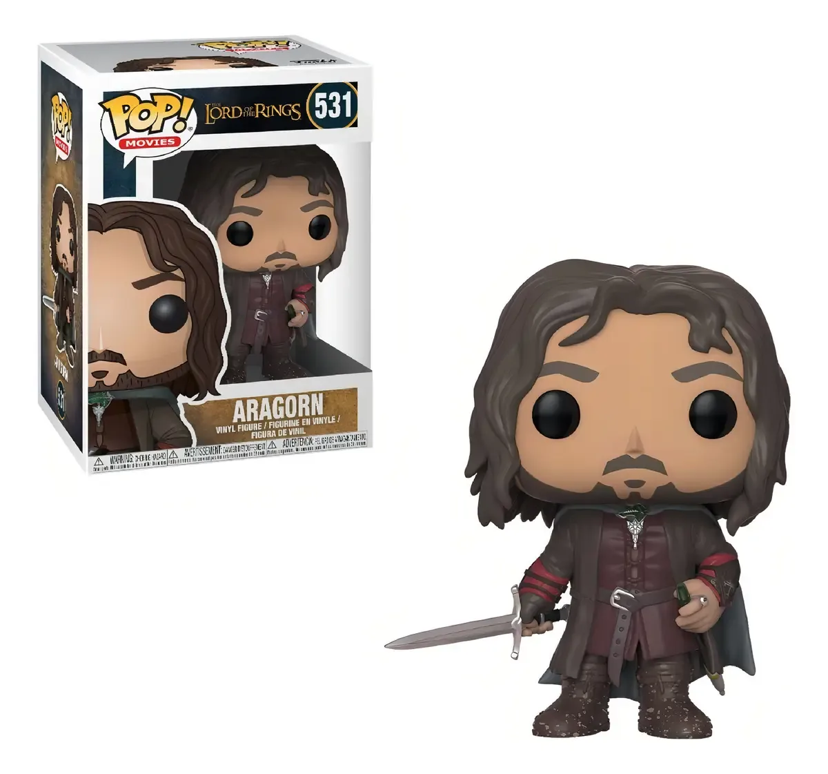 Funko Pop Aragorn 531 Lord of the Rings Il Signore degli Anelli