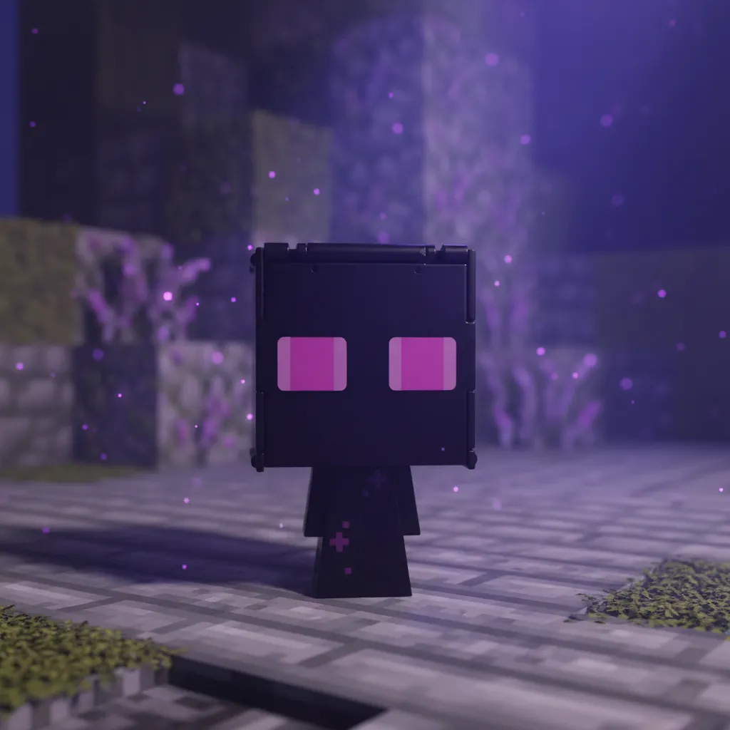 Funko Pop Enderman Minecraft #320 — Figura in vinile creatura nera