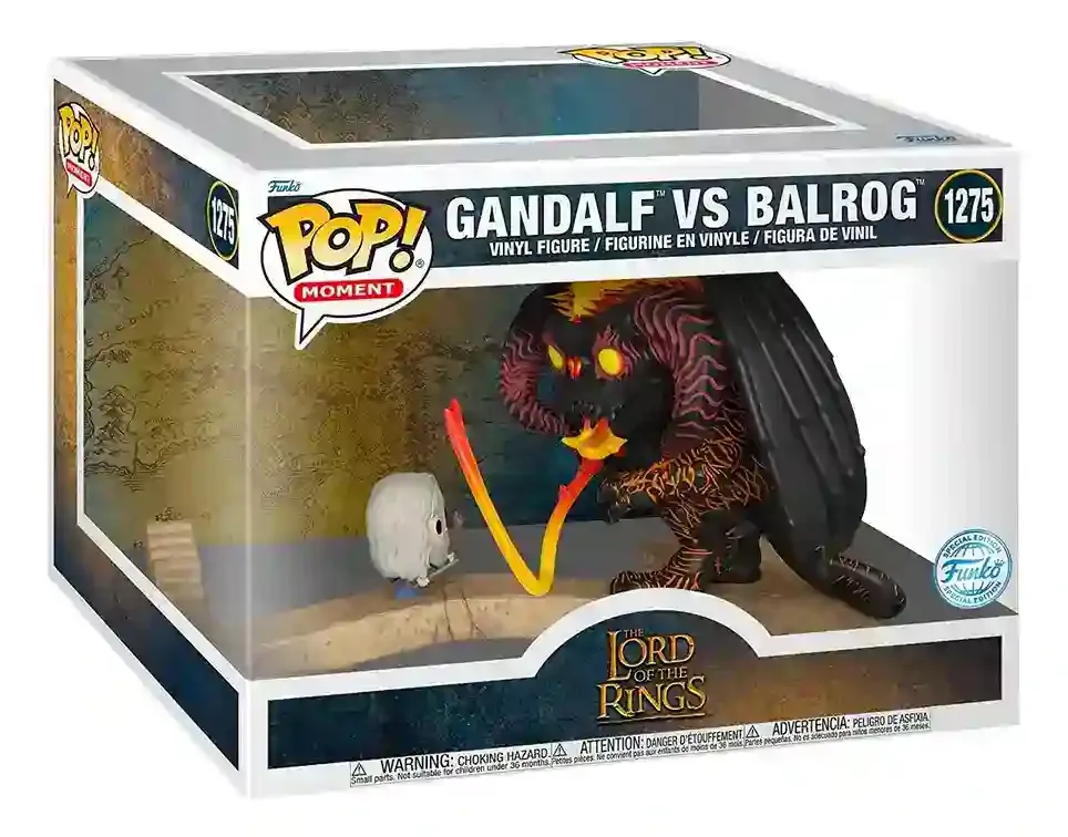 Funko Pop Moments Il Signore degli Anelli Gandalf vs Balrog vinile