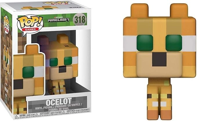 Funko Pop Ocelot Minecraft — Figura in vinile gatto selvatico