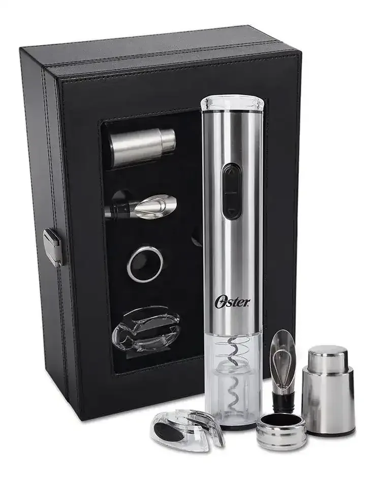 Kit Apribottiglie Elettrico Oster Inspire con tagliacapsule