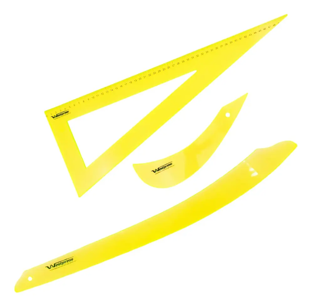 Kit righelli modellismo cartamodello e cucito