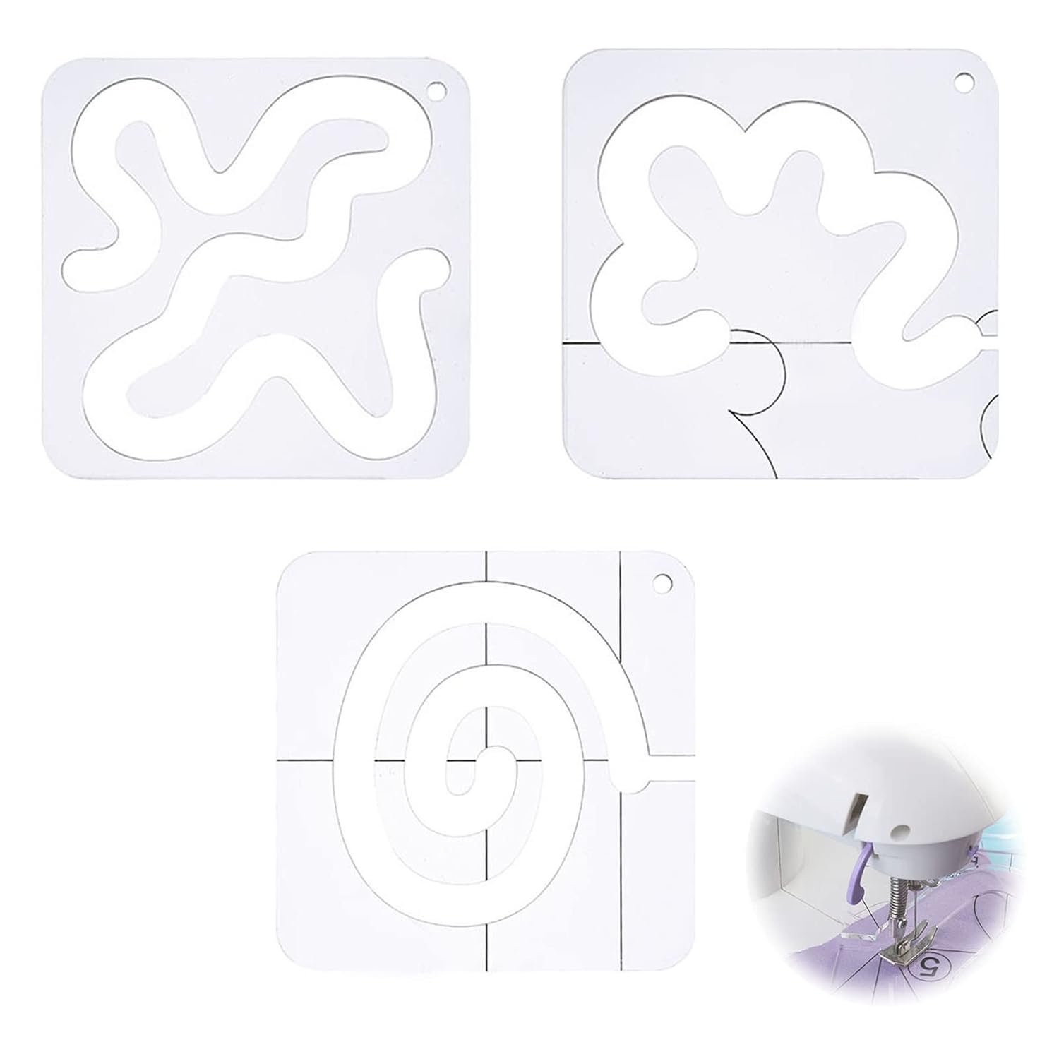 Kit righello misura cucito con distanze