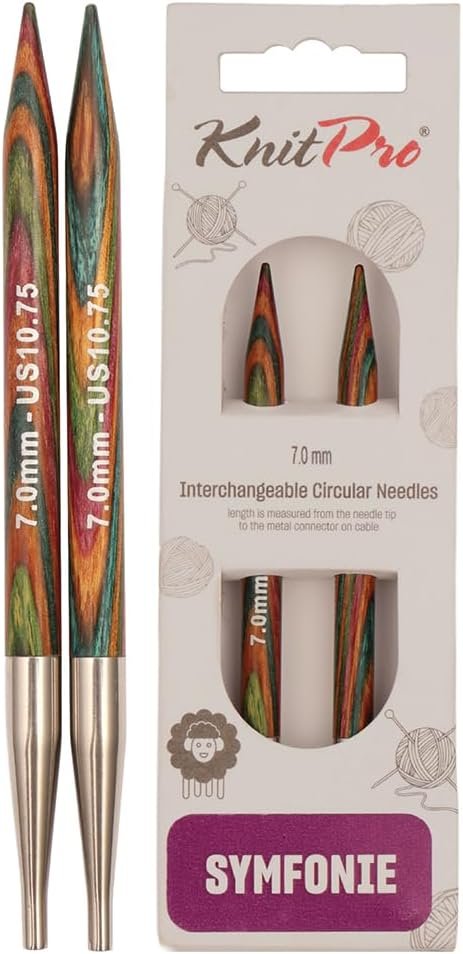 KnitPro Symfonie punte intercambiabili legno laminato multicolore