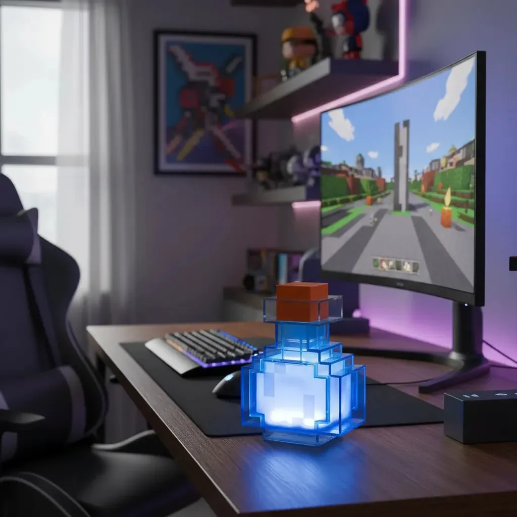 Lampada da scrivania Minecraft — Protezione occhi LED