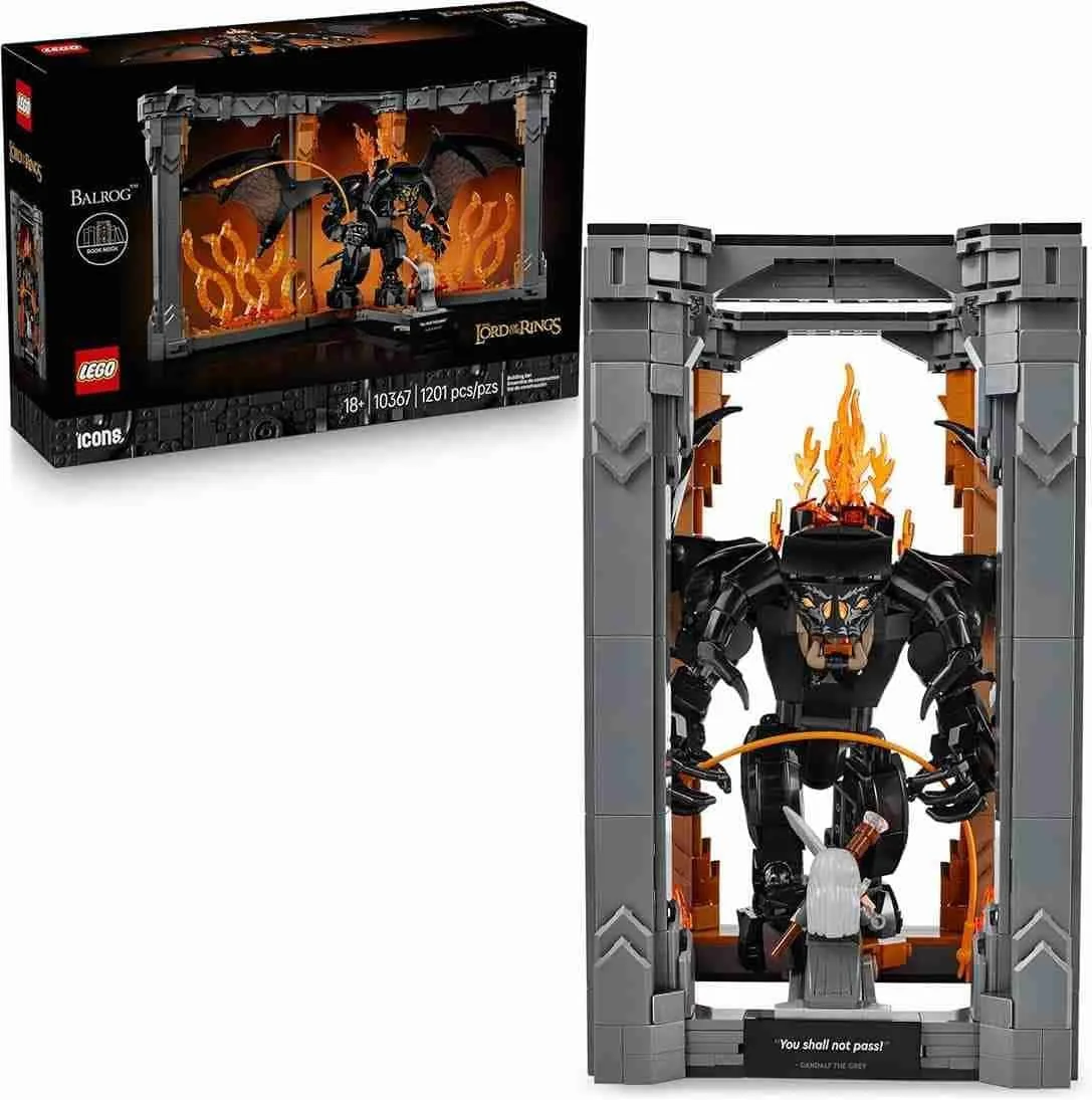 LEGO Icons Il Signore degli Anelli Book Nook del Balrog 10367