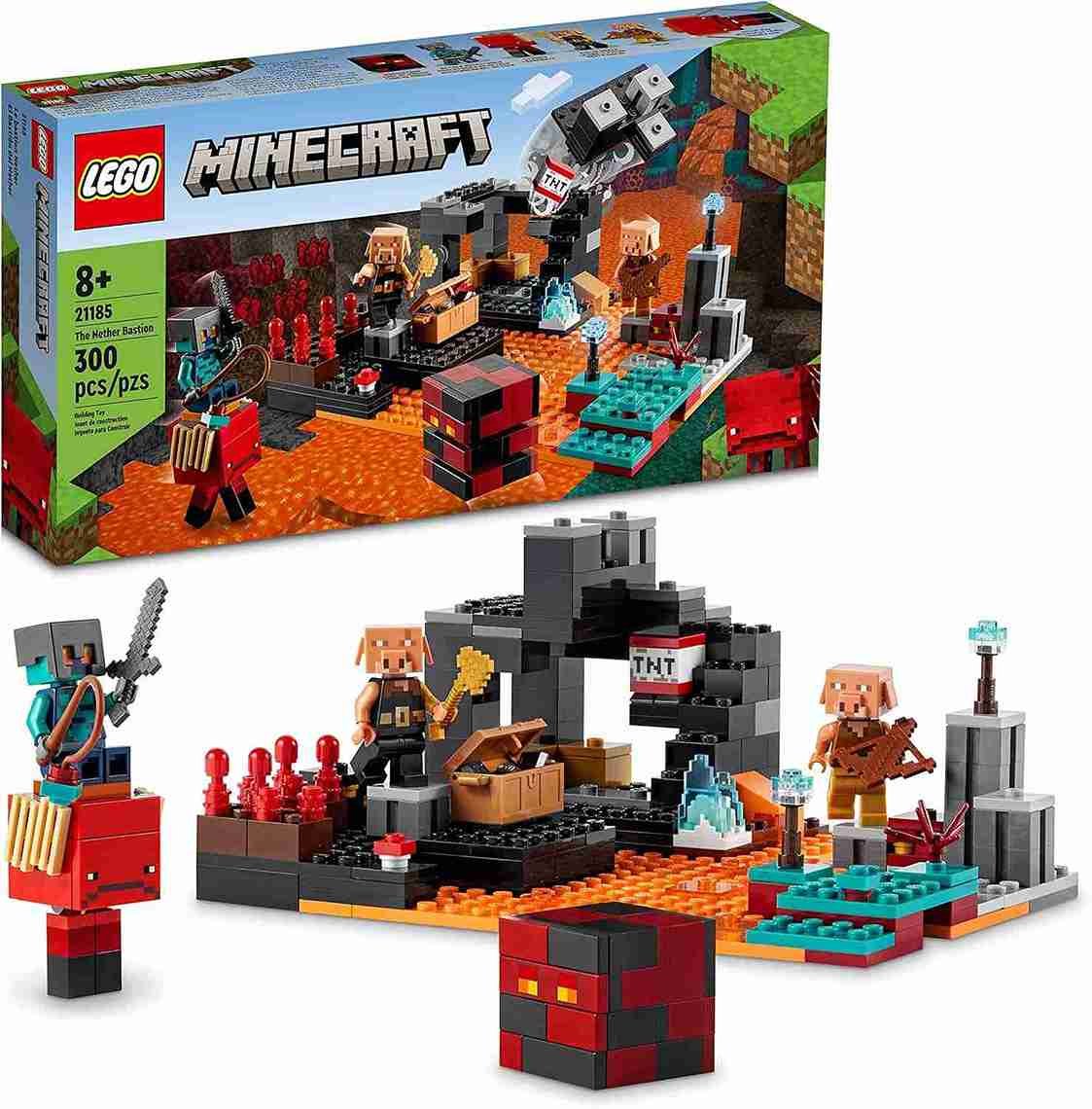 LEGO Minecraft Il Bastione del Nether — Set Piglin e Nether