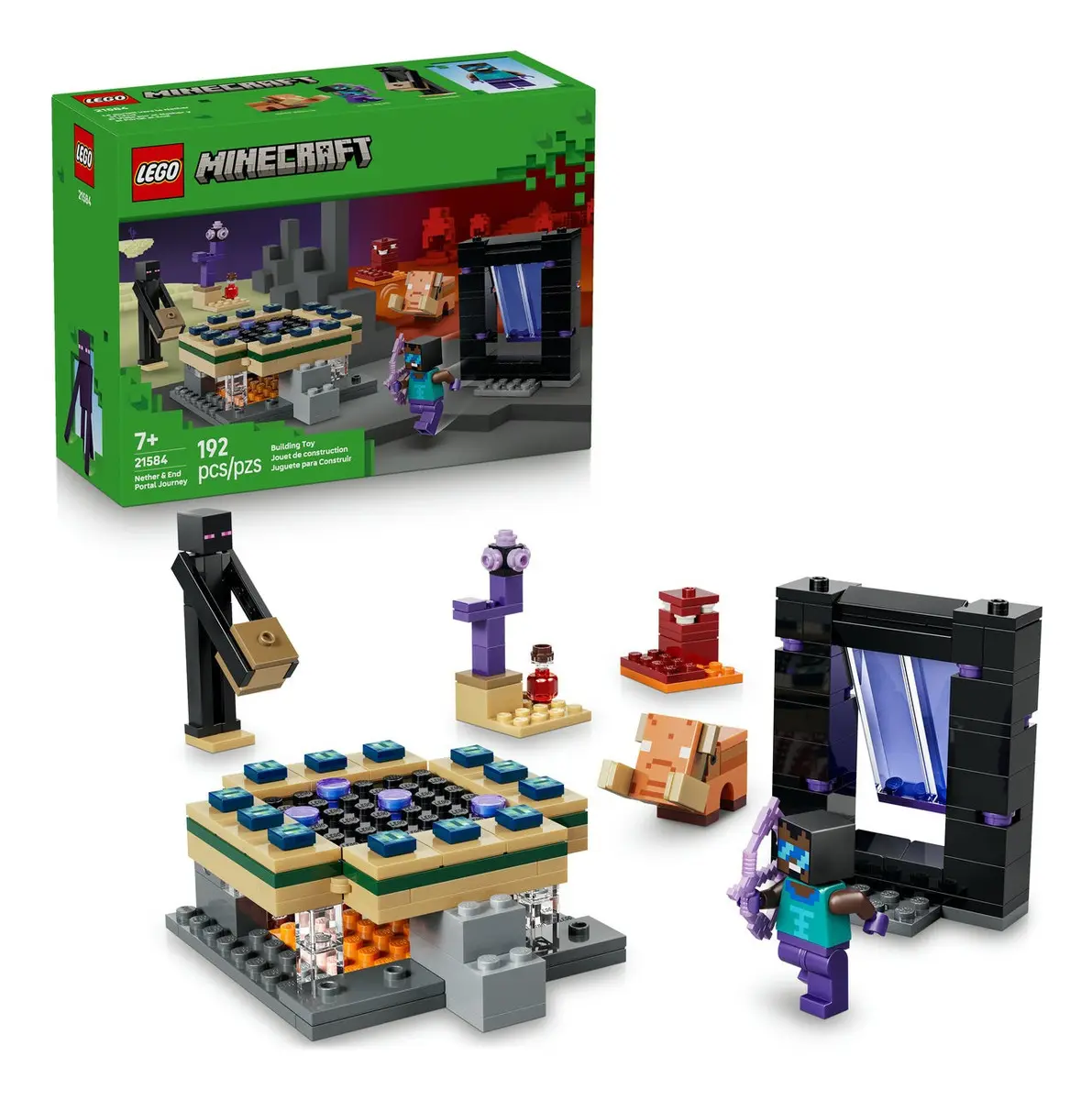 LEGO Minecraft Il Portale del Nether 21185 — Set di costruzione