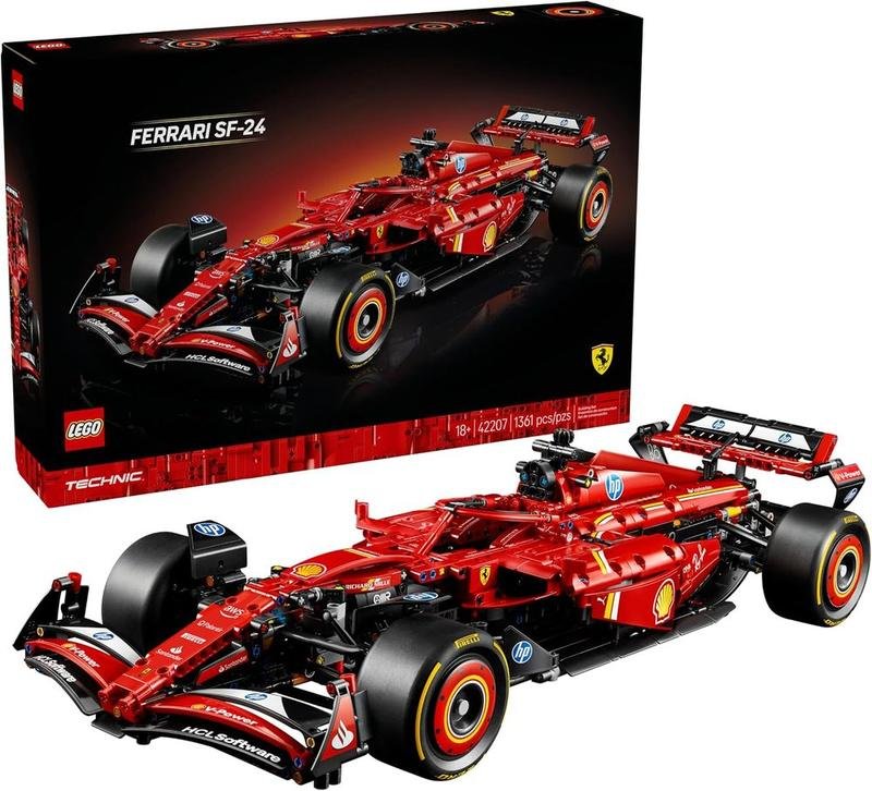 LEGO Technic Ferrari SF-24 F1 42207 set costruzione