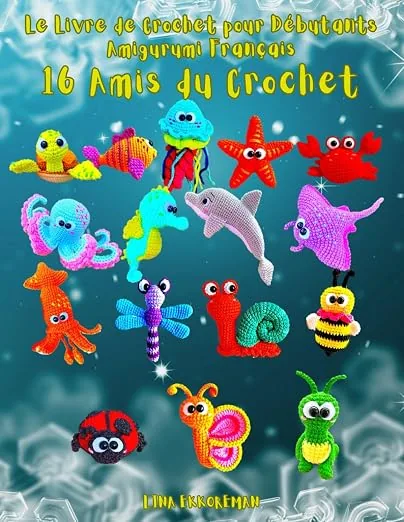 Libro uncinetto amigurumi 16 amici principiante italiano da Lina Ekkoreman