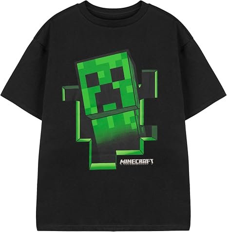 Maglietta Minecraft Creeper — Faccia iconica del Creeper