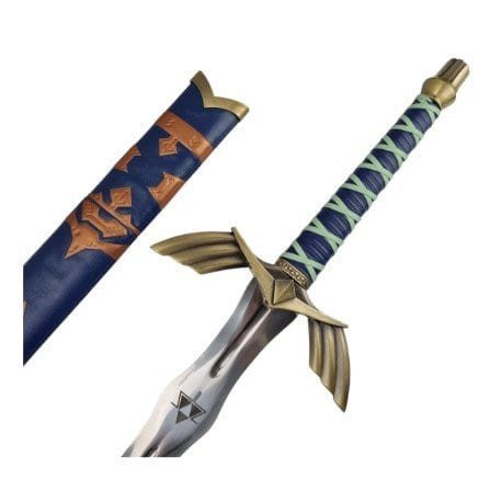 Spada Link Zelda Master Sword Acciaio con Fodero Decorativo