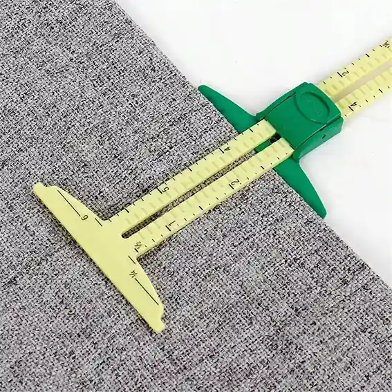 Misuratore orlo 5 in 1 scorrevole cucito