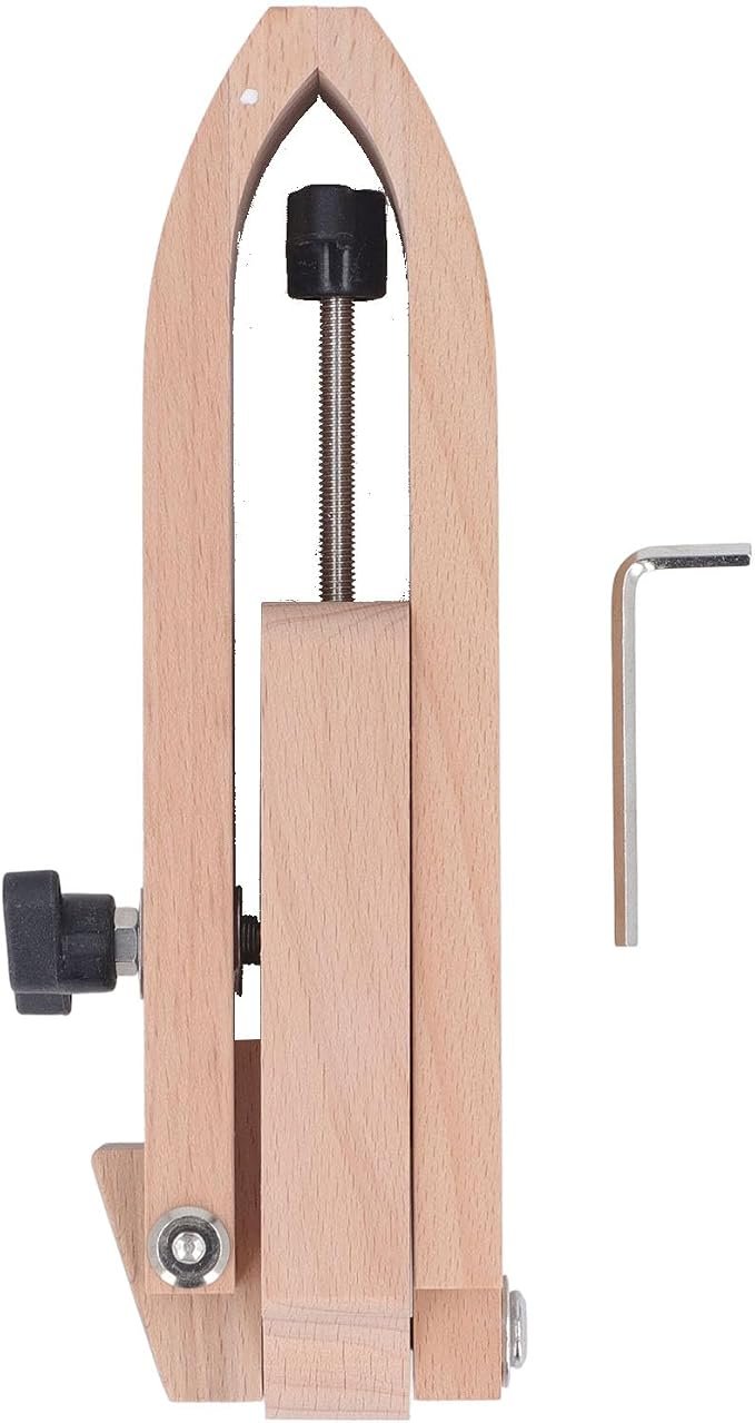 Morsa da cucito a mano in legno di faggio — per pelle