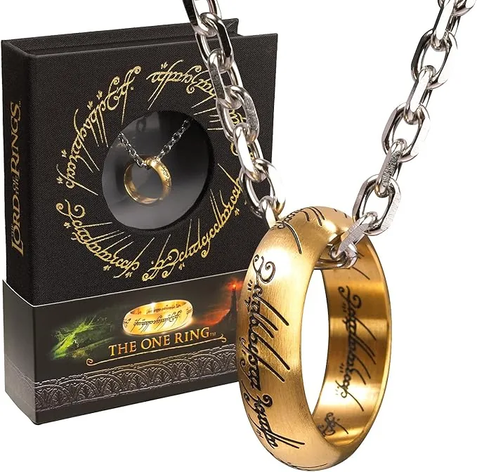 The Noble Collection Il Signore degli Anelli Pendente Arwen Evenstar Display campana di vetro
