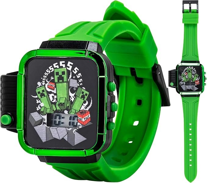 Orologio + Torcia Minecraft — Kit accessori bambini