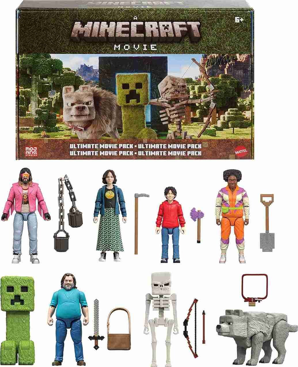 Pack 8 Personaggi Film Minecraft 2025 — Kit personaggi del film