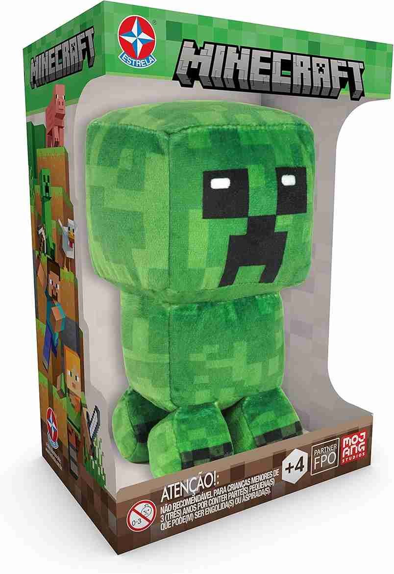 Peluche Creeper Minecraft — Peluche ufficiale morbida