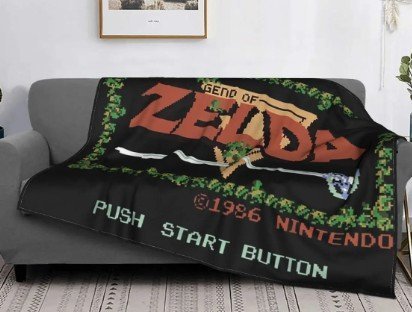 Plaid Flanella Zelda Nintendo Ufficiale