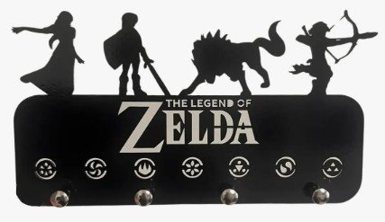 Portachiavi da Parete Zelda Geek Organizzatore