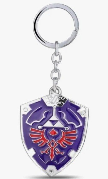 Portachiavi The Legend of Zelda Scudo Hyliano Metallo