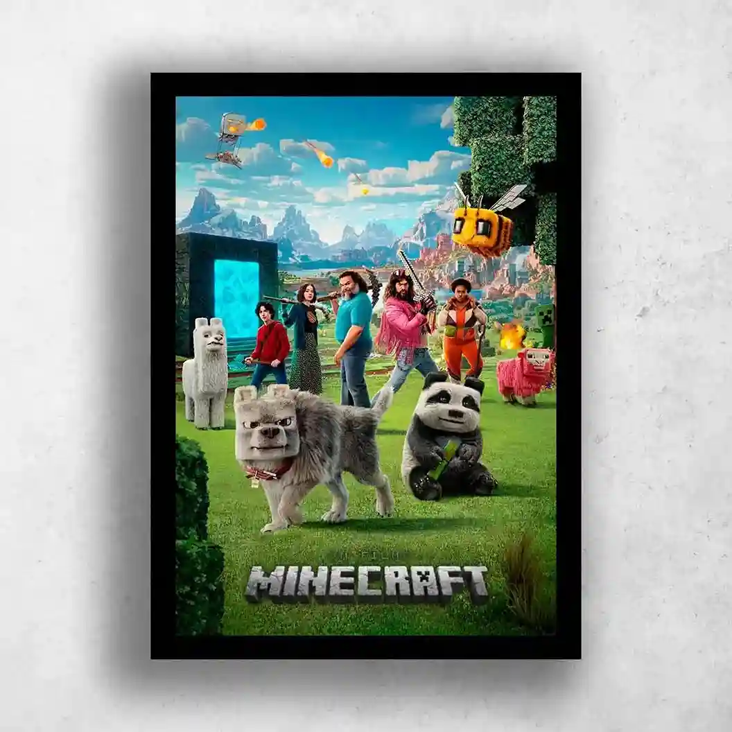 Poster ufficiale Film Minecraft 2025 — Locandina cinema