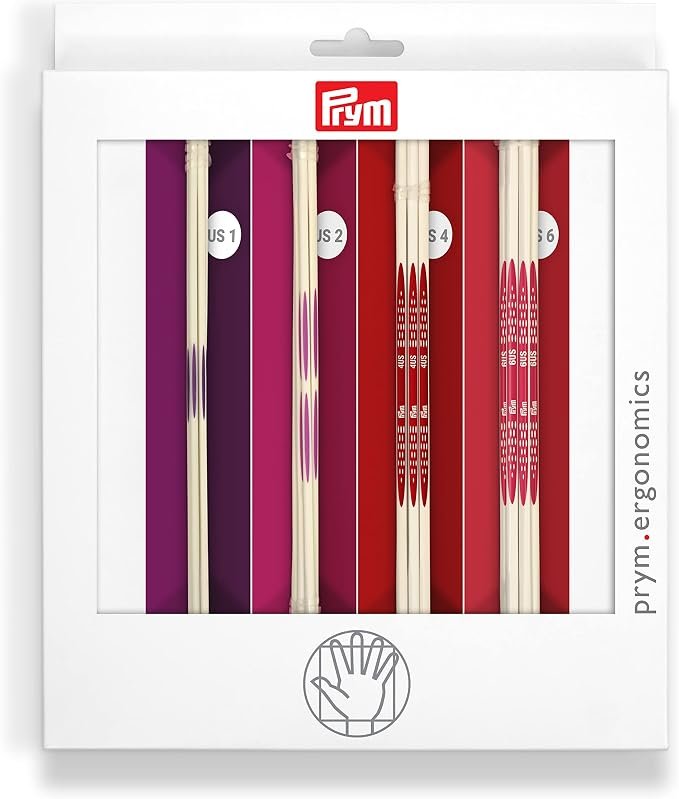 Prym Ergonomics set ferri a doppia punta alluminio