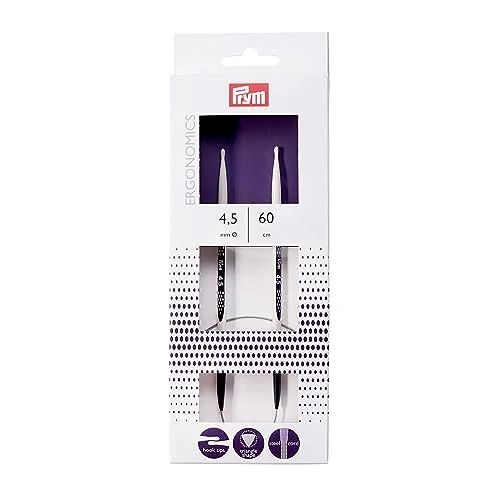 Prym Ergonomics ferri circolari 60 cm 4,5 mm alluminio