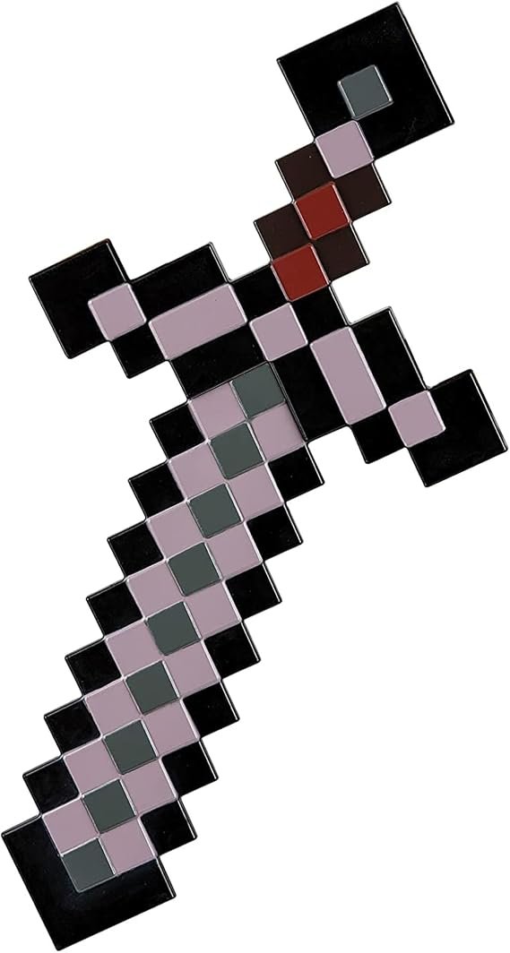 Replica Spada Netherite Minecraft — Arma leggendaria del gioco