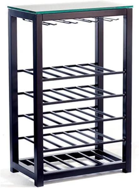Scaffale parete ferro legno industriale cantina decorativa