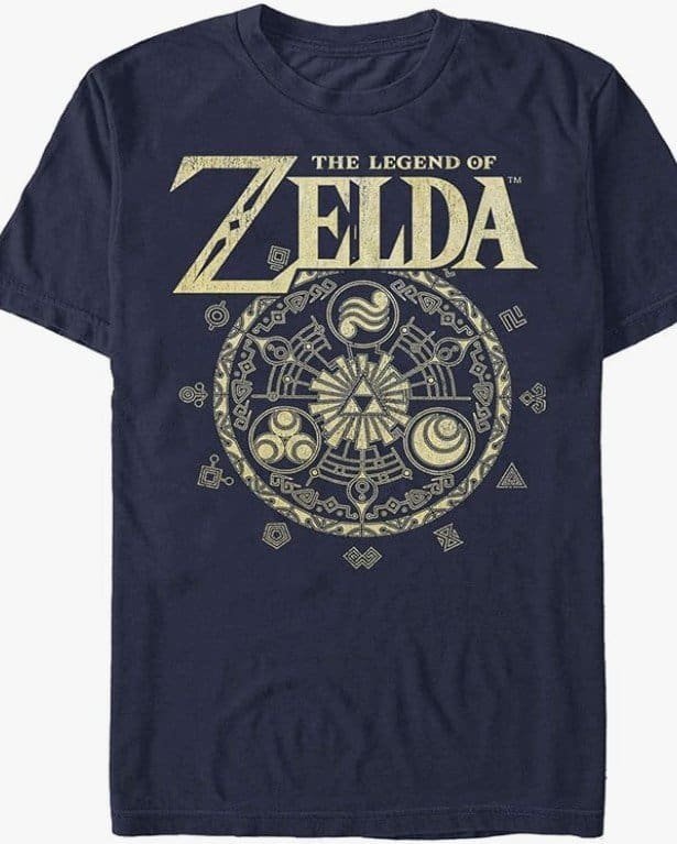 T-Shirt Zelda Triforza Logo Classico Nintendo