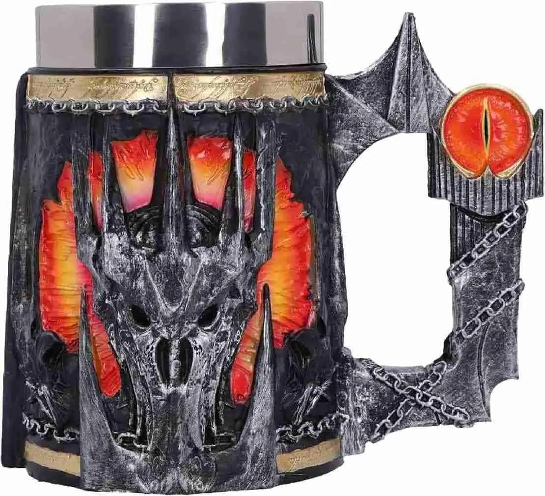 Nemesis Now Stein Sauron ufficialmente licenziata Lord of the Rings grigio 15,5 cm